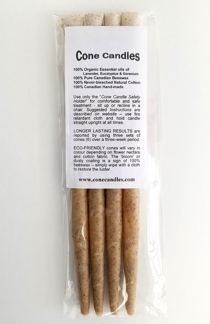 Cone Candles (aka Ear Candles) 4 pack