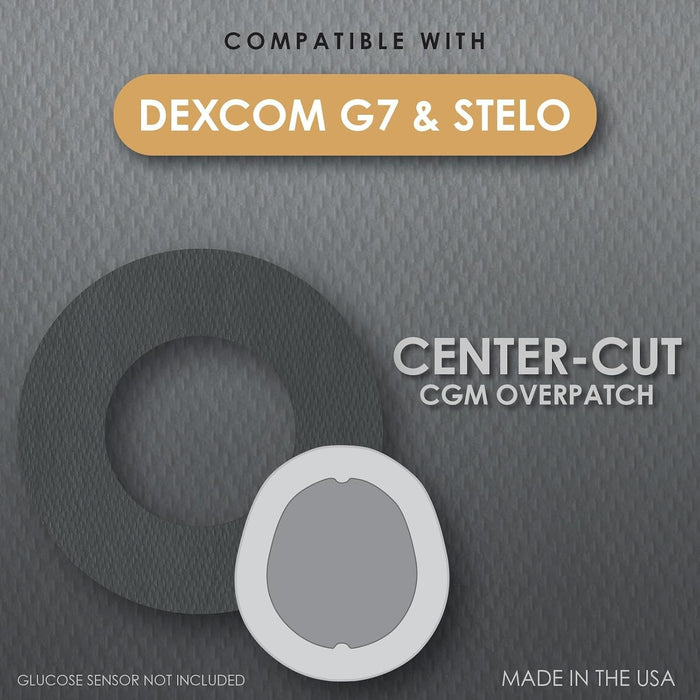 CoverGuard Overpatches for Dexcom G7, Black - 101-200B-Pack - LL Medico