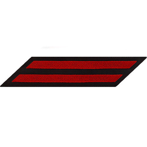 CPO Red on Blue Hashmarks / Service Stripes Patches and Service Stripes 80093