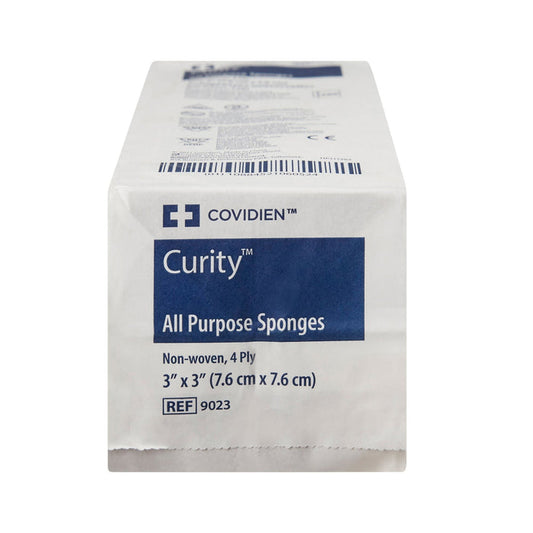 Cardinal Health Curity Nonwoven Sponge, 3 x 3 Inch, 4-Ply