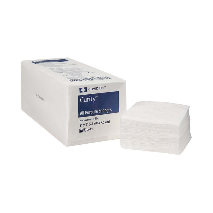 Cardinal Health Curity Nonwoven Sponge, 3 x 3 Inch, 4-Ply