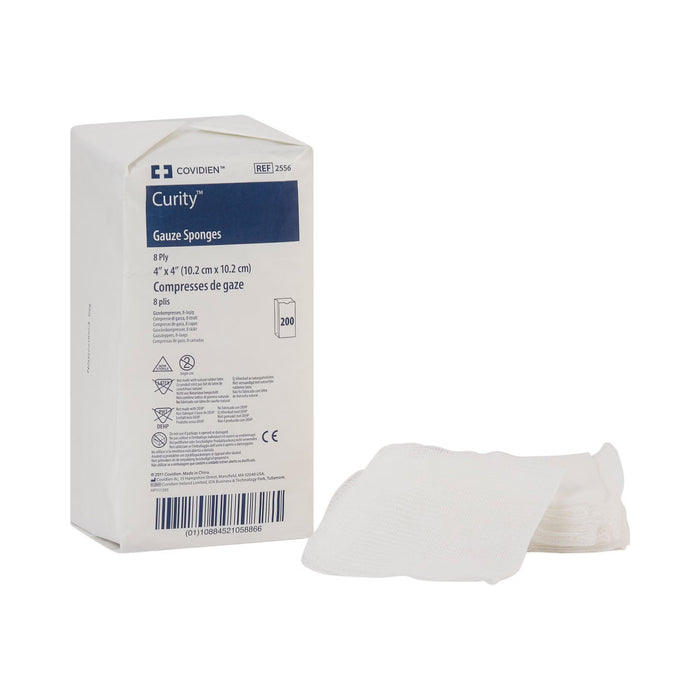Curity Gauze Sponges, Non-Sterile, 4" x 4", 8-Ply - 2556 - LL Medico