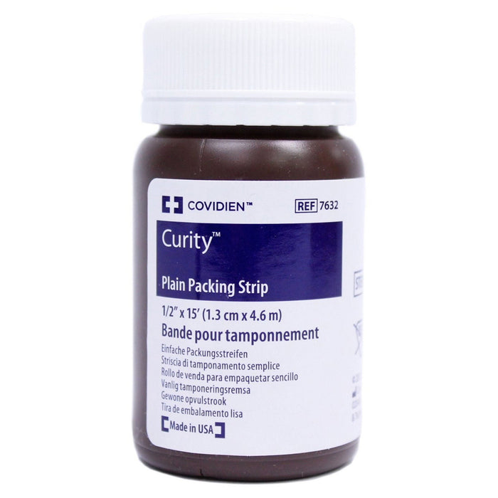 Cardinal Health Curity Nonimpregnated Wound Packing Strip, 0.5 Inch x 5 Yard