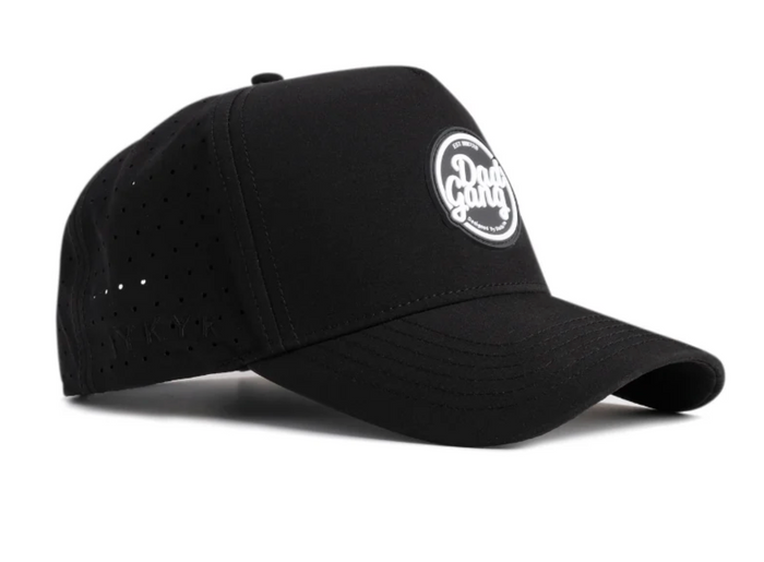 DAD GANG Athletic Black Trucker