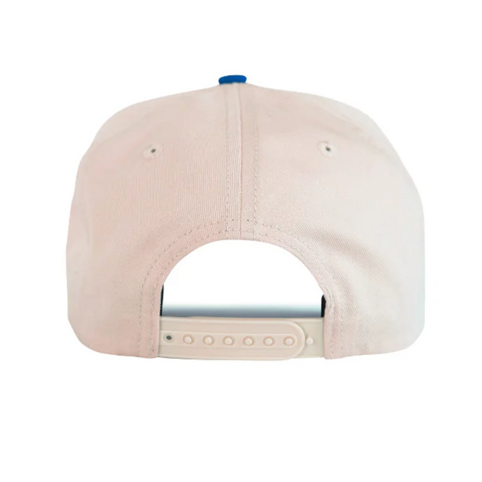 DAD GANG Horsepower Cream and Blue Trucker