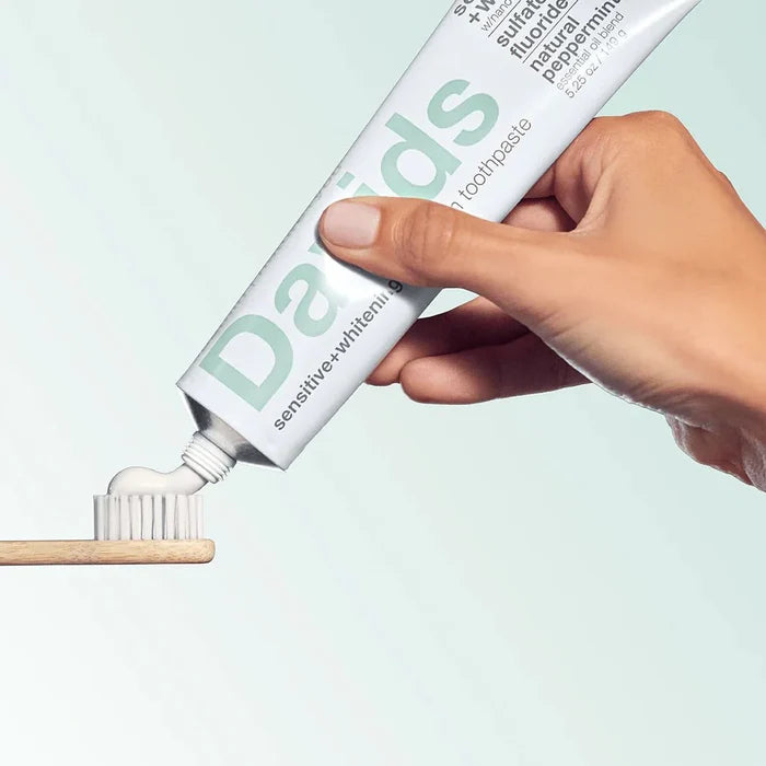 Davids Hydroxi Toothpaste - Sensitive + Whitening Peppermint