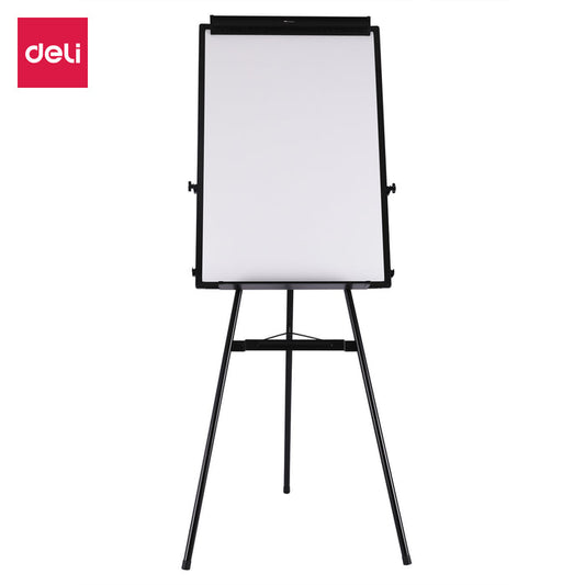 Deli Magnetic Whiteboard Flipchart Stand - 900x600mm