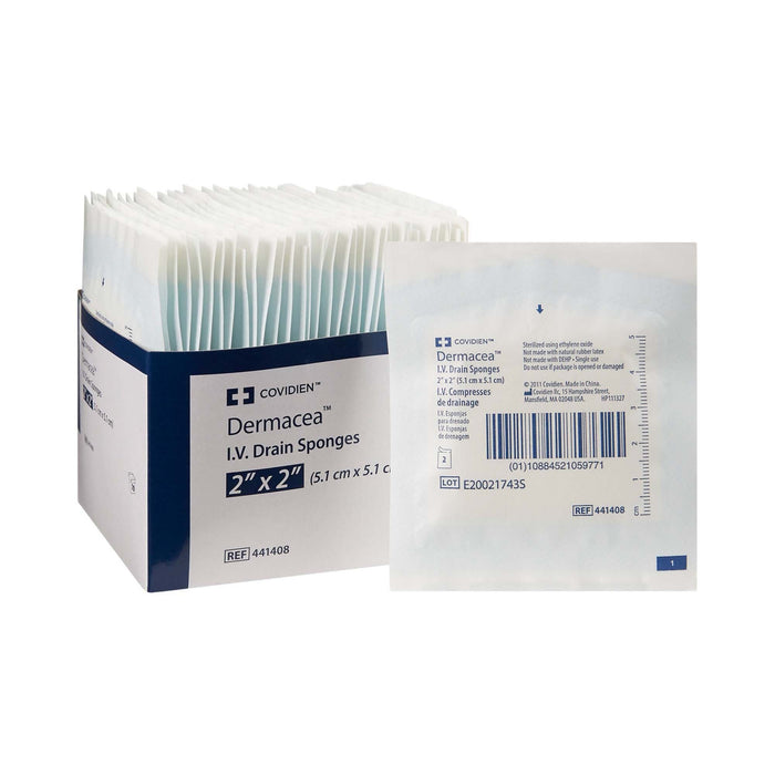 Cardinal Health Dermacea I.V. Dressing, 2 x 2 Inch, 6-Ply