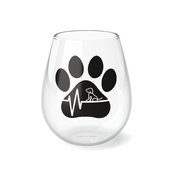 Dog Wine Glass