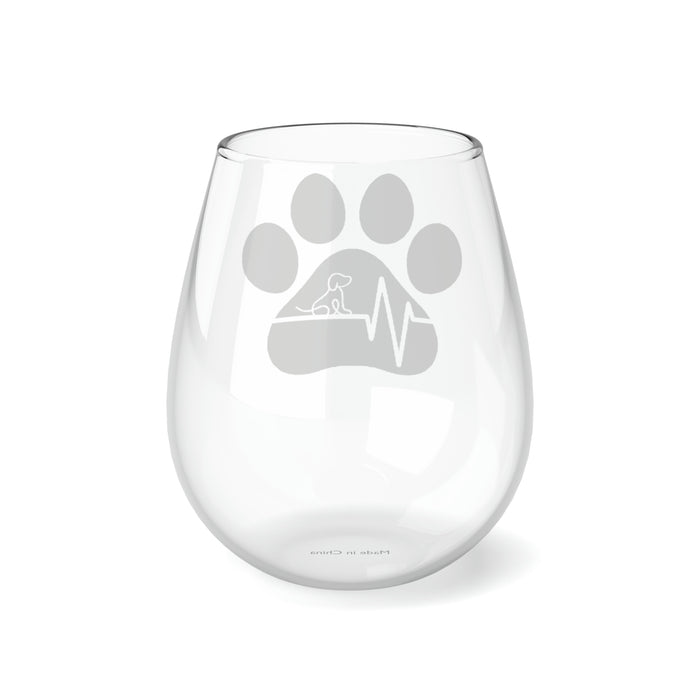 Dog Wine Glass