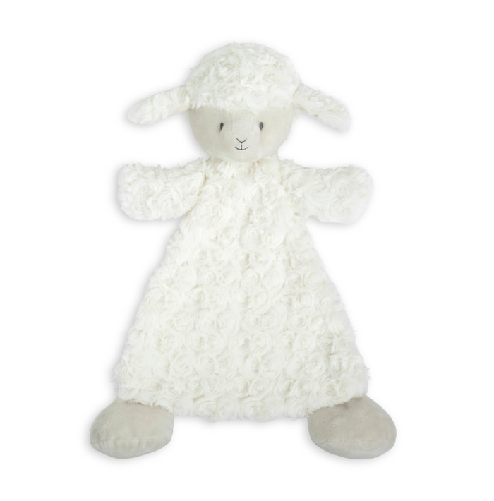 Dolly Lamb Rattle Blankie