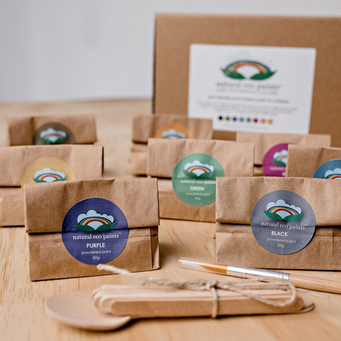 Go-For-Zero-Australia-Eco-Crayons-Australia-Natural-Ec0-Paints-8-Pack-Front