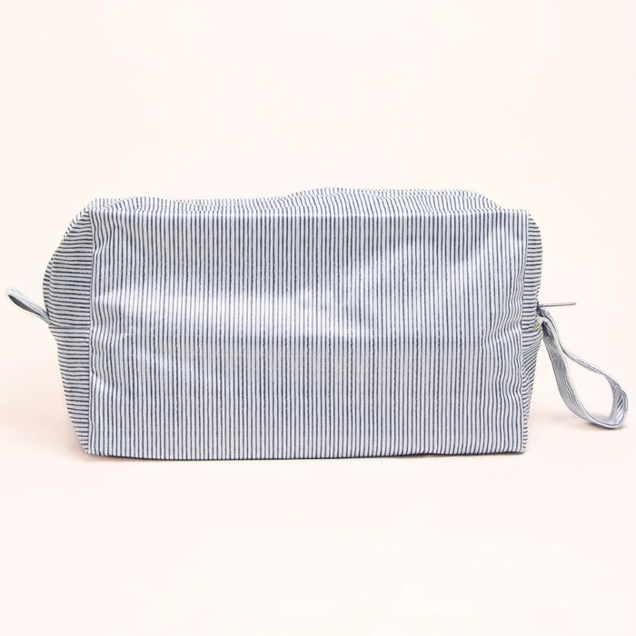 Indigo Pinstripe