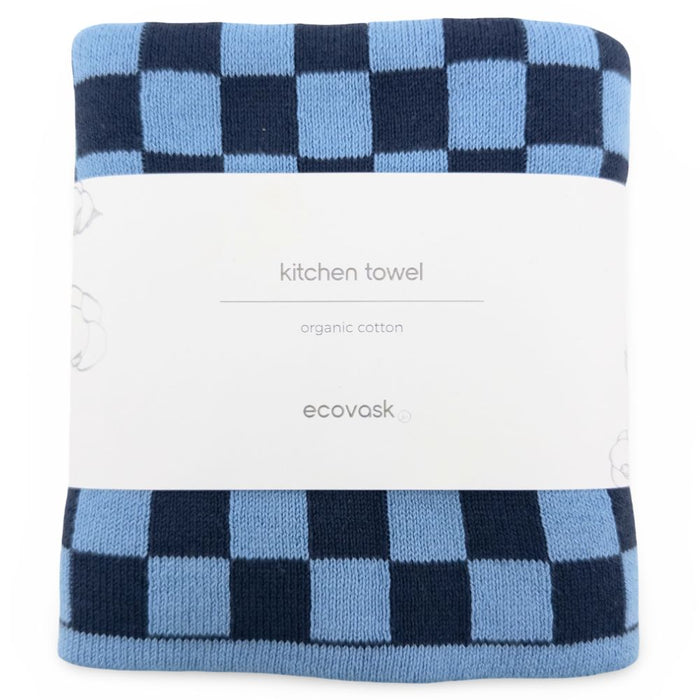 Navy Cornflower Chequer