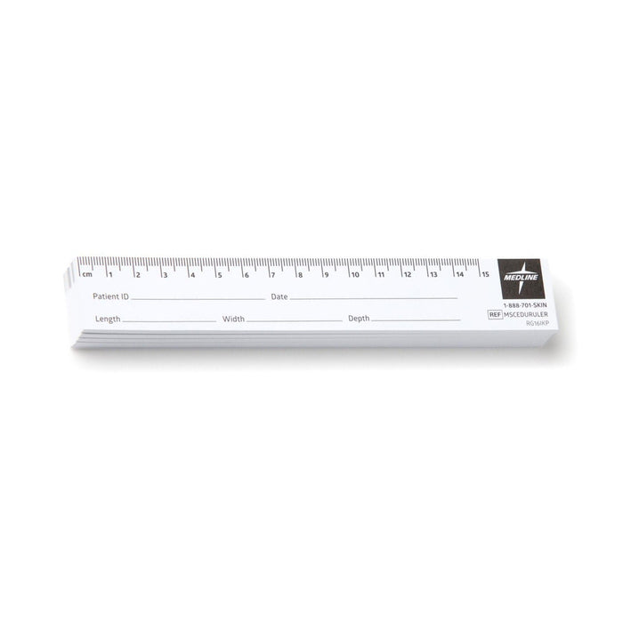 Educare Wound Measuring Ruler Guide, Paper - MSCEDURULER-Pack - LL Medico