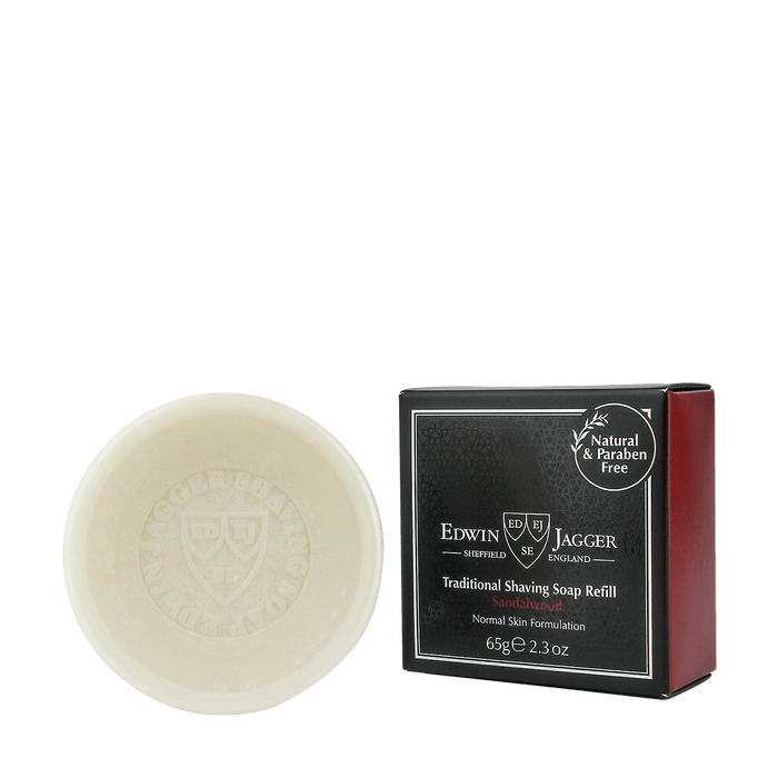 Edwin Jagger Traditional Shaving Soap Refill Sandalwood 65g