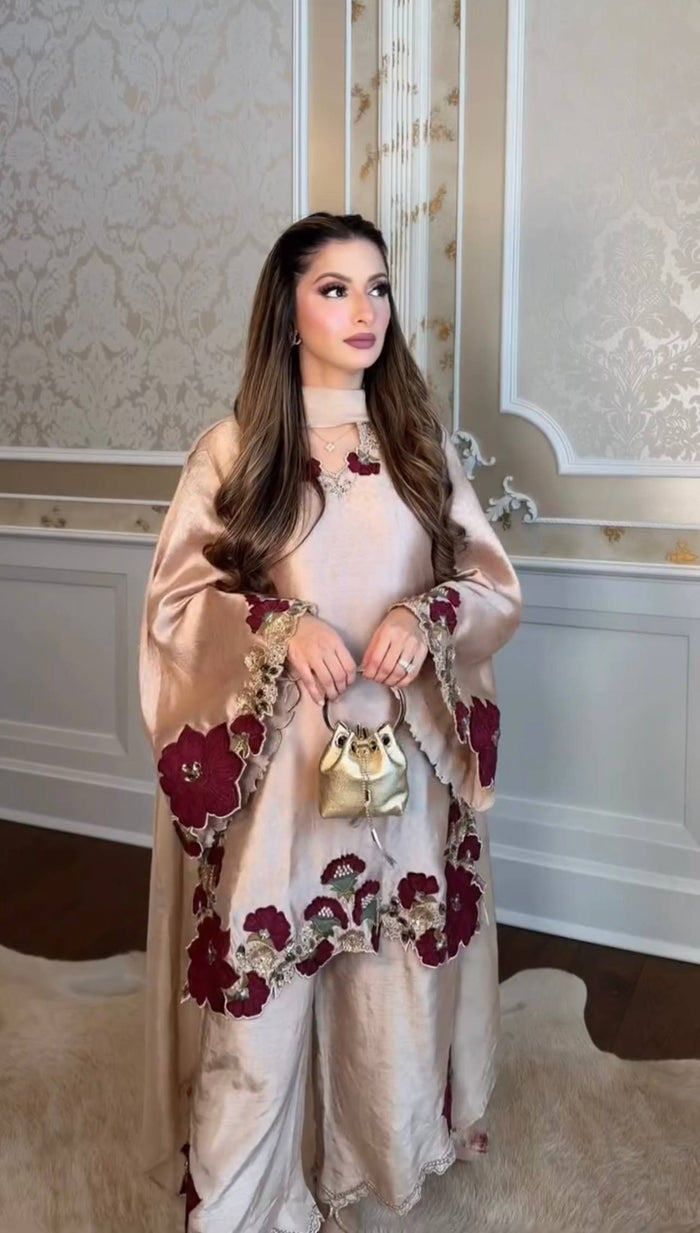 Elegant Blossom Silk Ensemble for Every Occasion