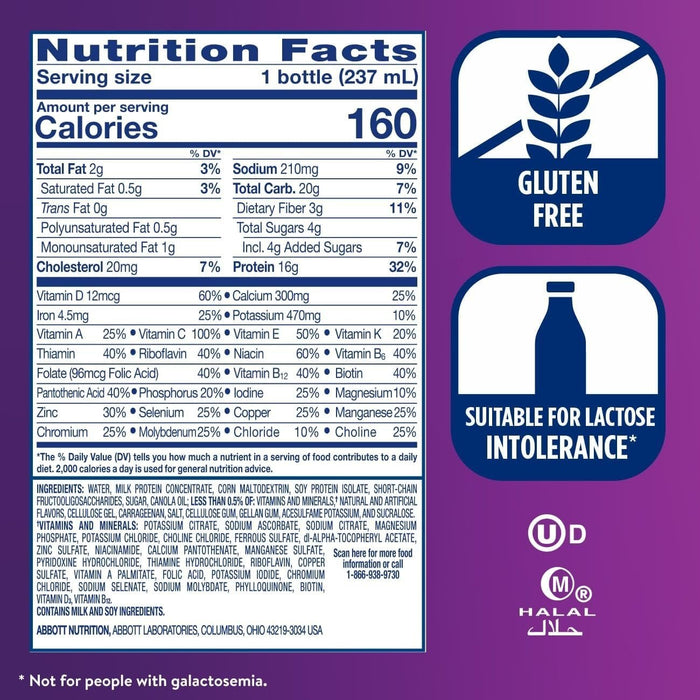 Ensure High Protein Nutrition Shake, Vanilla, 8 oz - 64117-Single - LL Medico