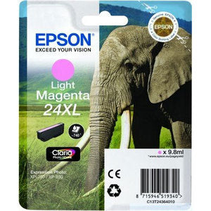 Epson Original T24XL Light Magenta Claria Photo HD Ink
