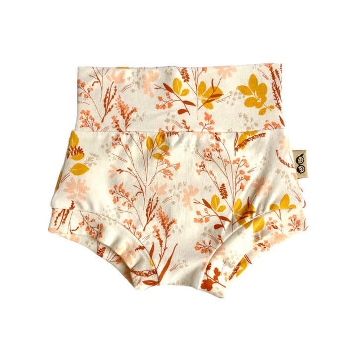 Fall Wildflowers on Cream Bummies