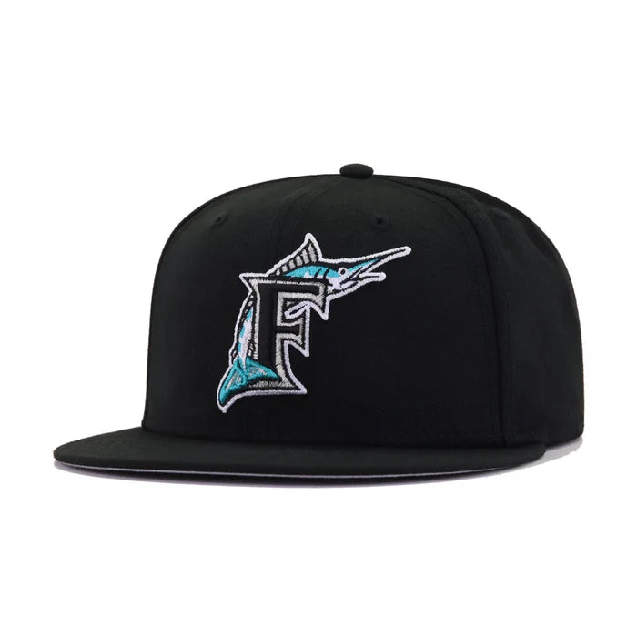 Florida Marlins All Black No patch Grey UV
