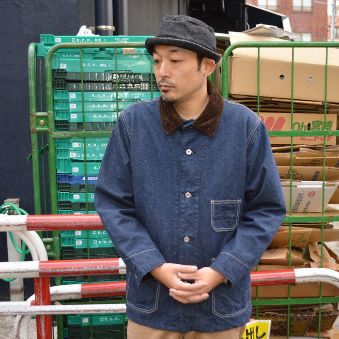 FOB FACTORY "F2456" Denim Chore JKT Blanket Liner