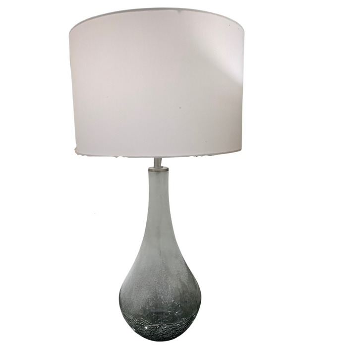 Table Lamp Forty West Designs 73059 Abigail Frosted & Crackled Glass Table Lamp Forty West Designs