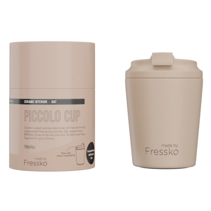 Fressko Reusable CERAMIC LINED Cup 4oz