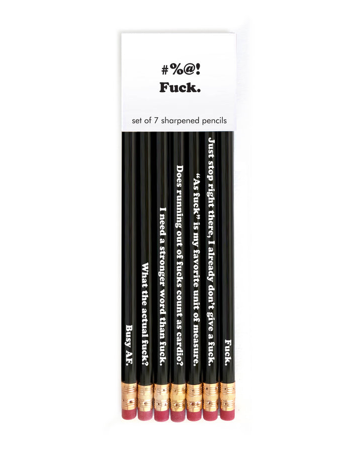Fuck pencil set