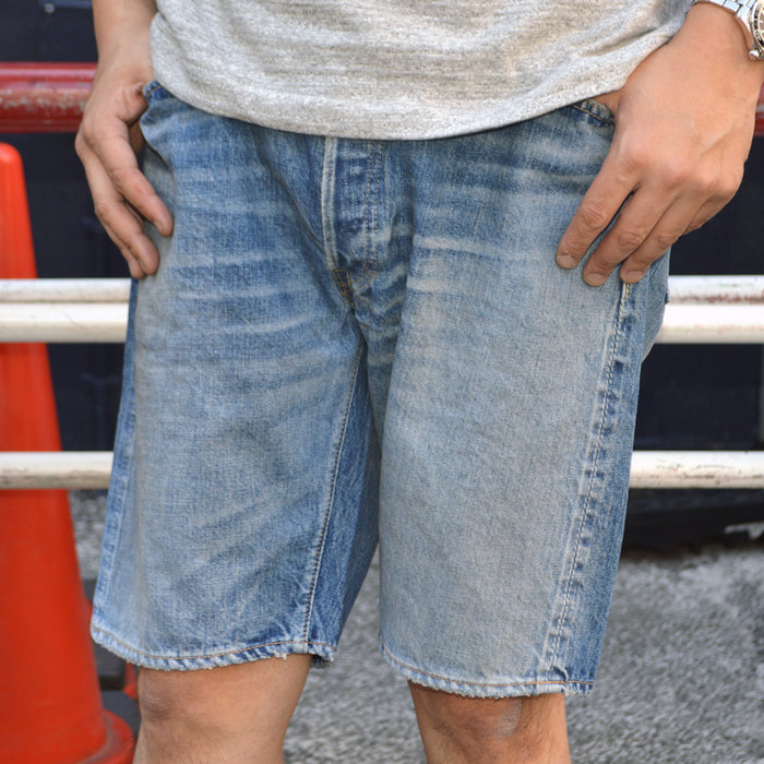 FULL COUNT "1904HW-25" 5 Pocket Denim Shorts Dartford