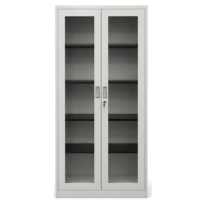 Full-Height Glass Door & Metal Storages