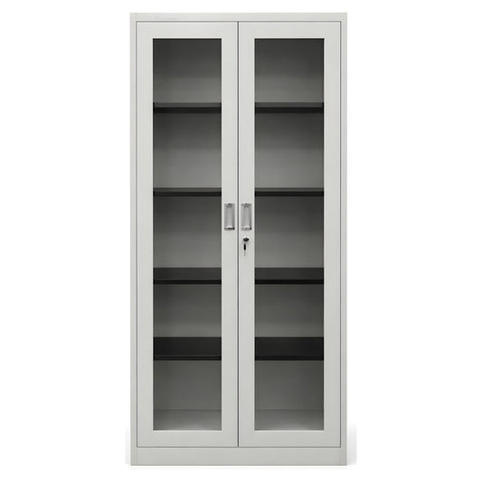 Full-Height Glass Door & Metal Storages