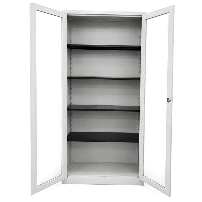 Full-Height Glass Door & Metal Storages