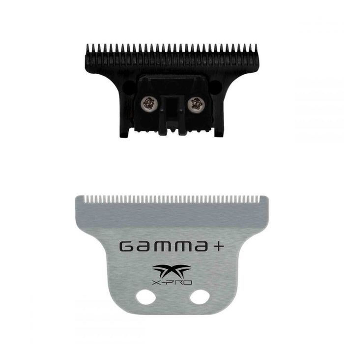 Gamma+ Classic X-Pro Stainless Steel Fixed Blade With "The One" Black Diamond Cutting Trimmer Blade Set