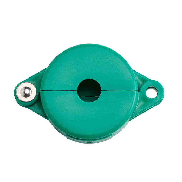 Durable Gate Valve Lockout Device - High - Quality, Adjustable Safety Tool for Industrial Maintenance - Easy to Install, Red with Warning Labels - Mann Supply Brady