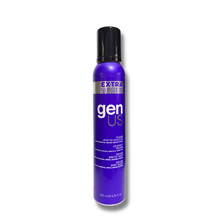 GENUS EXTRA SILVER - EFFETTO GHIACCIO MOUSSE 200ML