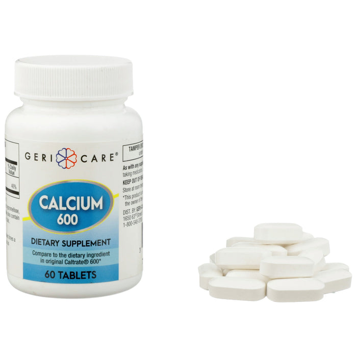 Geri - Care Calcium Supplement, 600 mg - 746-06-GCP-Single - LL Medico