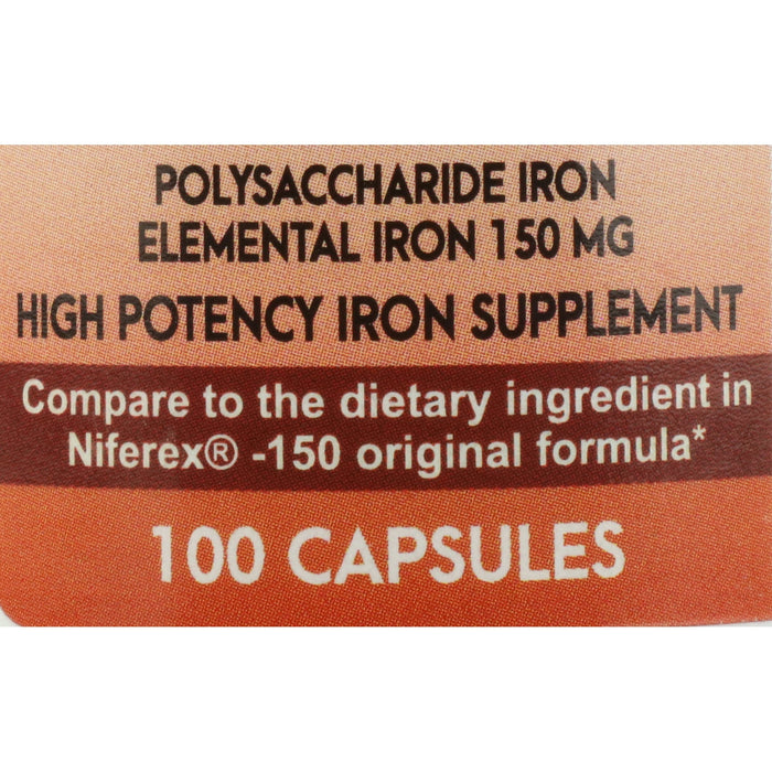 Geri - Care Ferric X - 150 Iron Supplement, 150 mg - 777-01-GCP-Single - LL Medico