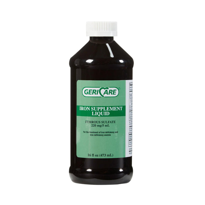 Geri - Care Iron Supplement, 220 mg, 16 oz Elixir - Q701-16-GCP - LL Medico