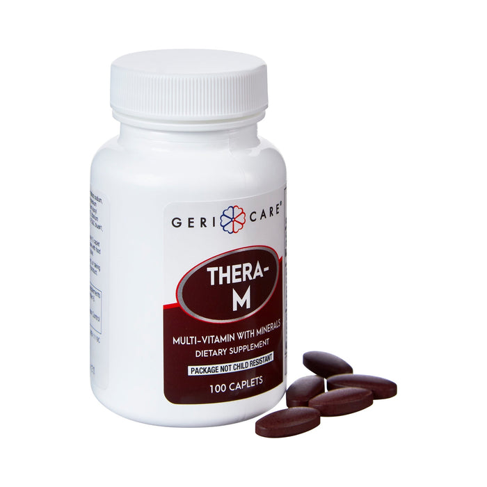 Geri - Care Multivitamin Supplement with Minerals, 100 caplets - 621-01-GCP-Single - LL Medico