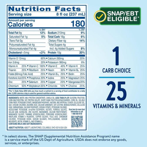 Glucerna Nutritional Shake, Vanilla, 8 oz Bottle, CS/24 - 57801-Case - LL Medico