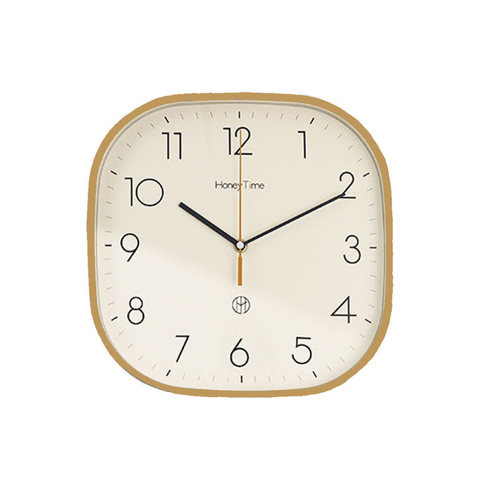 Gold Square Wall Clock