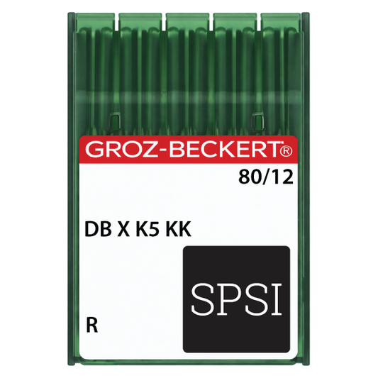 Groz-Beckert DBXK5 KK 80/12 R - Sharp Point - Large Eye - Short Shank 100ct Needles
