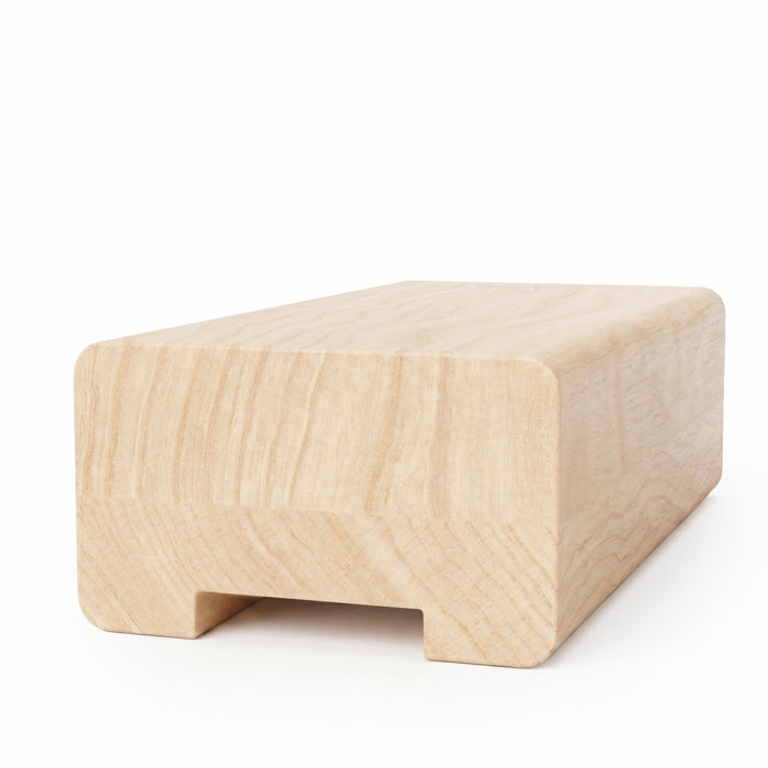8' / Maple / 1-1/4" Plow with Fillet