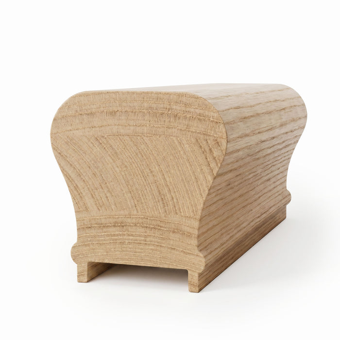 4' / White Oak / 1-1/4" Plow with Fillet