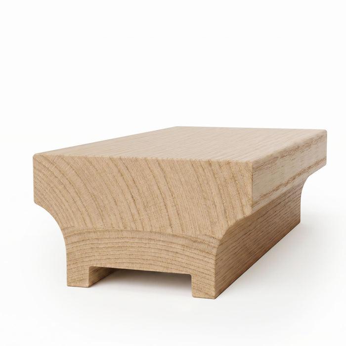 4' / White Oak / 1-1/4" Plow with Fillet