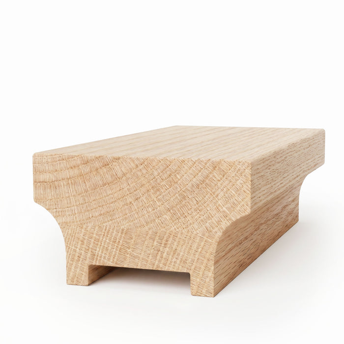 4' / Red Oak / 1-1/4" Plow with Fillet