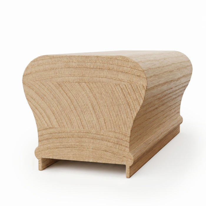 4' / White Oak / 1-3/4" Plow with Fillet