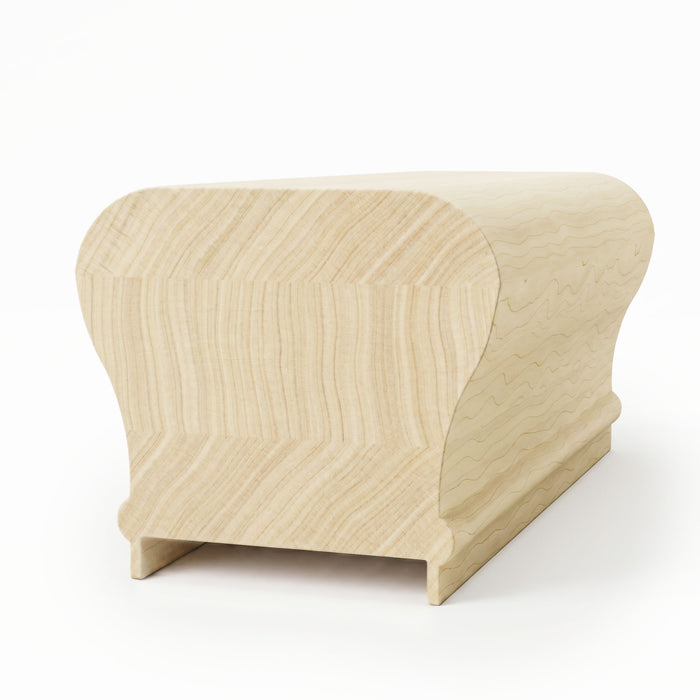 4' / Poplar / 1-3/4" Plow with Fillet