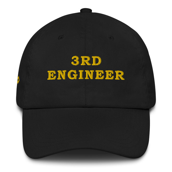 Hat with embroidery 3RD ENGINEER - IamSEAWOLF shop